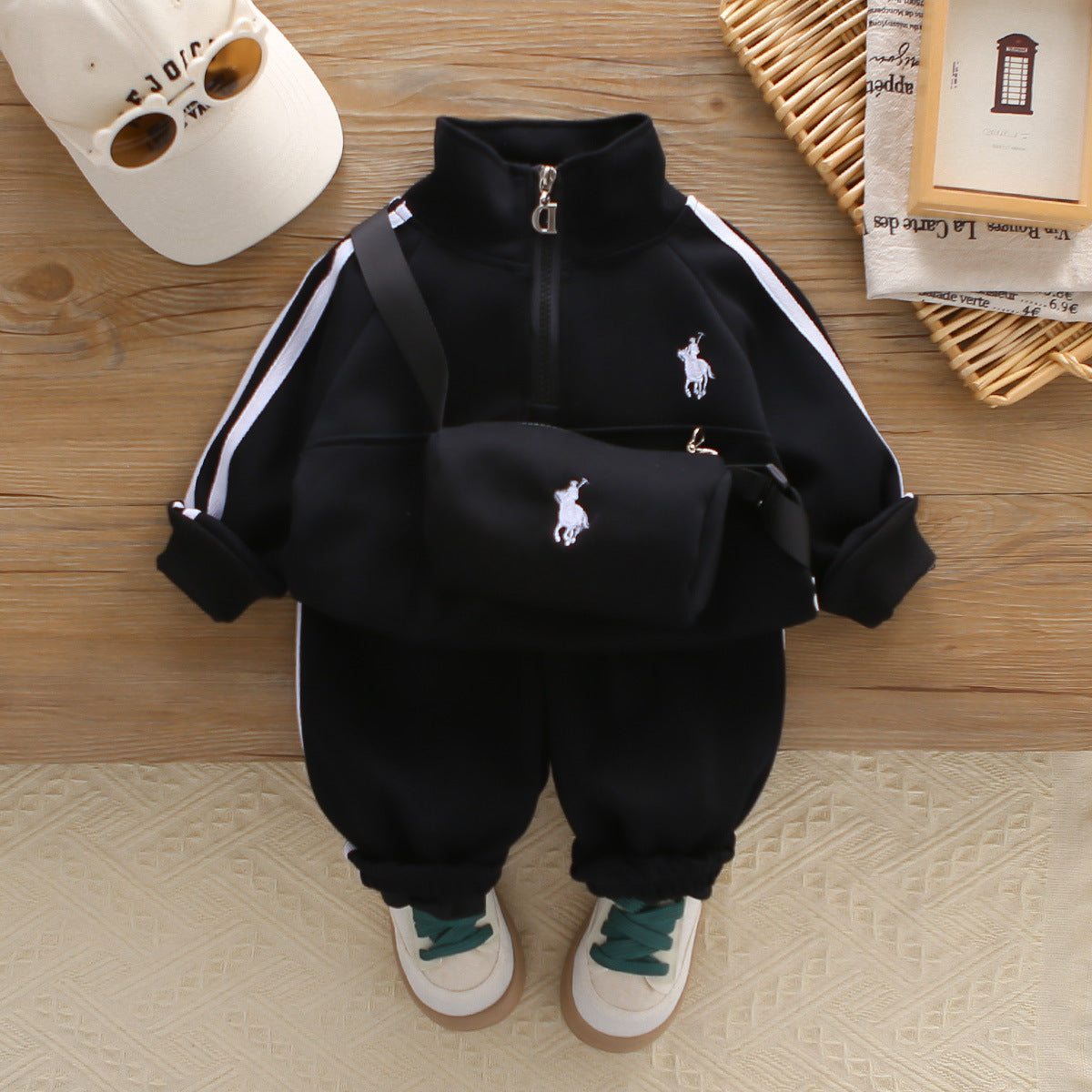 Kids Boys Casual Two-Piece Sportswear Set