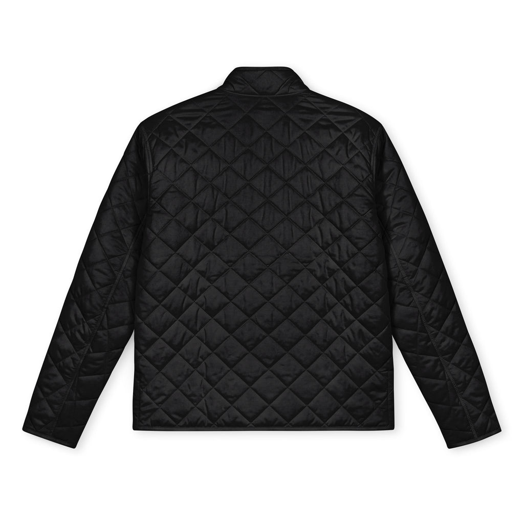 Quilted Full-Zip Jacket — Embroidered Heart Logo