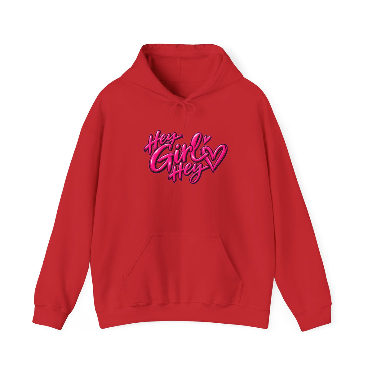 Hoodie — “Hey Girl Hey” | Blessed, Busy & Slightly Overstimulated Graphic Hoodie