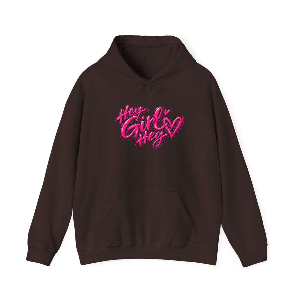 Hoodie — “Hey Girl Hey” | Blessed, Busy & Slightly Overstimulated Graphic Hoodie