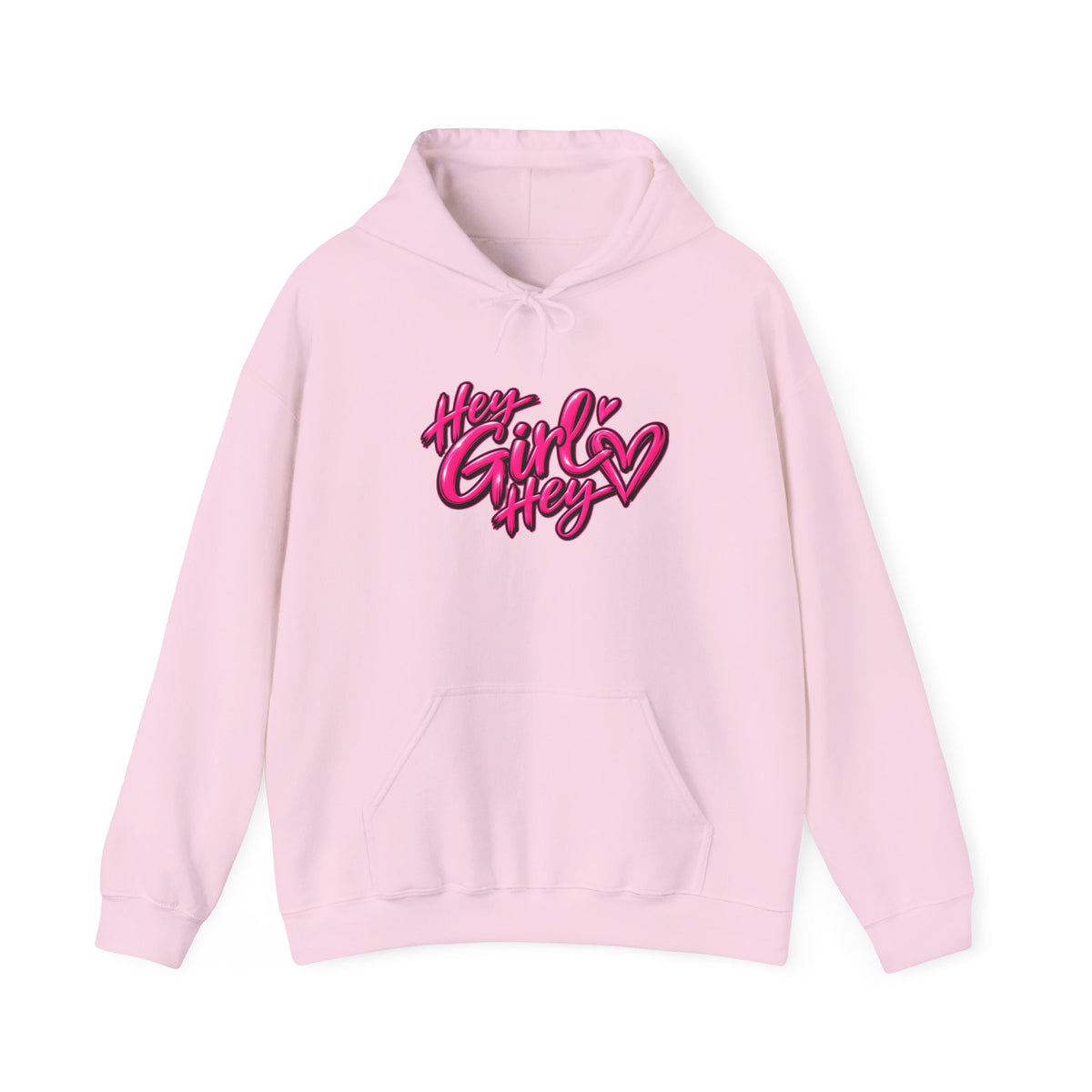 Hoodie — “Hey Girl Hey” | Blessed, Busy & Slightly Overstimulated Graphic Hoodie