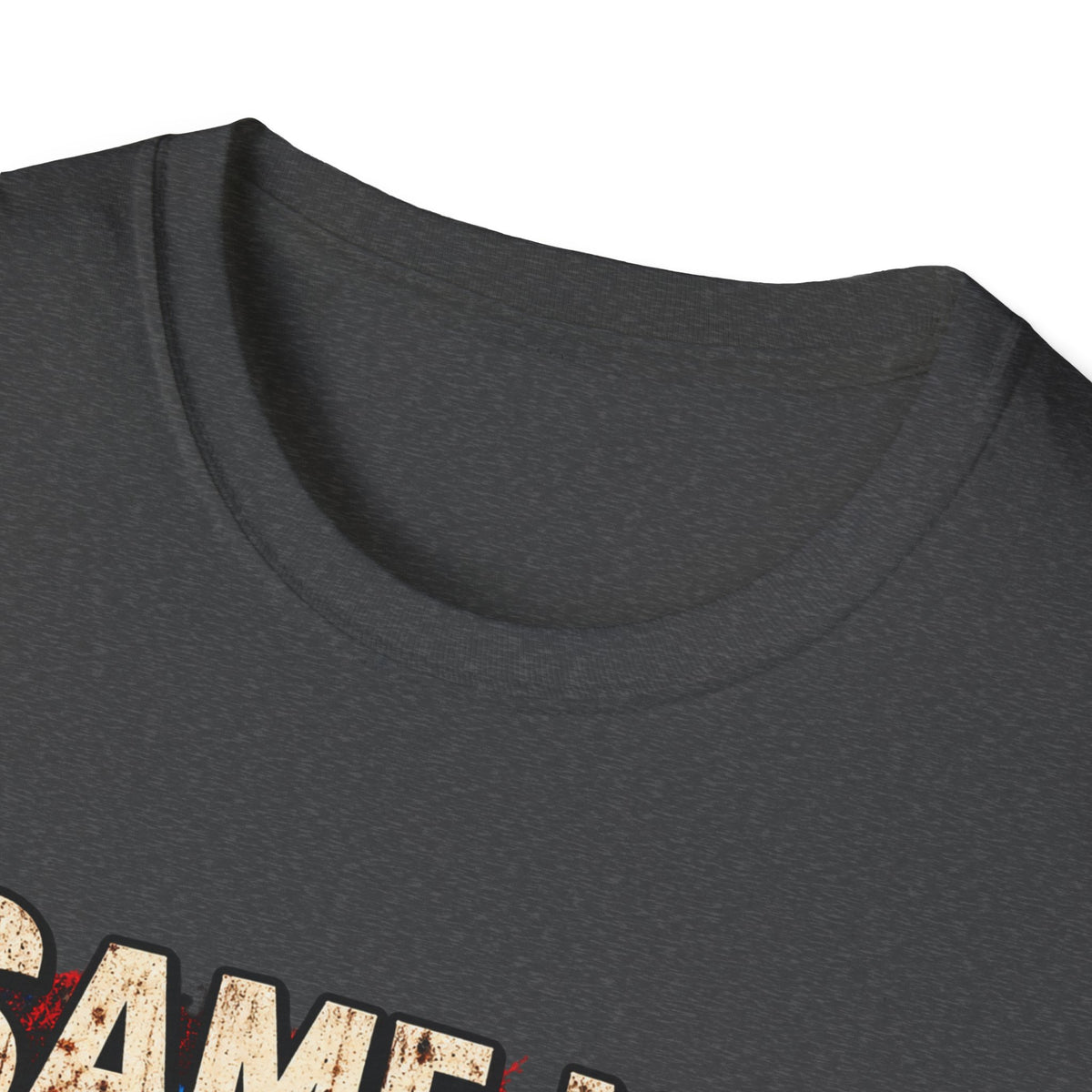 Same Man, Bigger Faith Tee — Patriotic Christian T-Shirt with 'Bigger Faith, Higher Standards' Design
