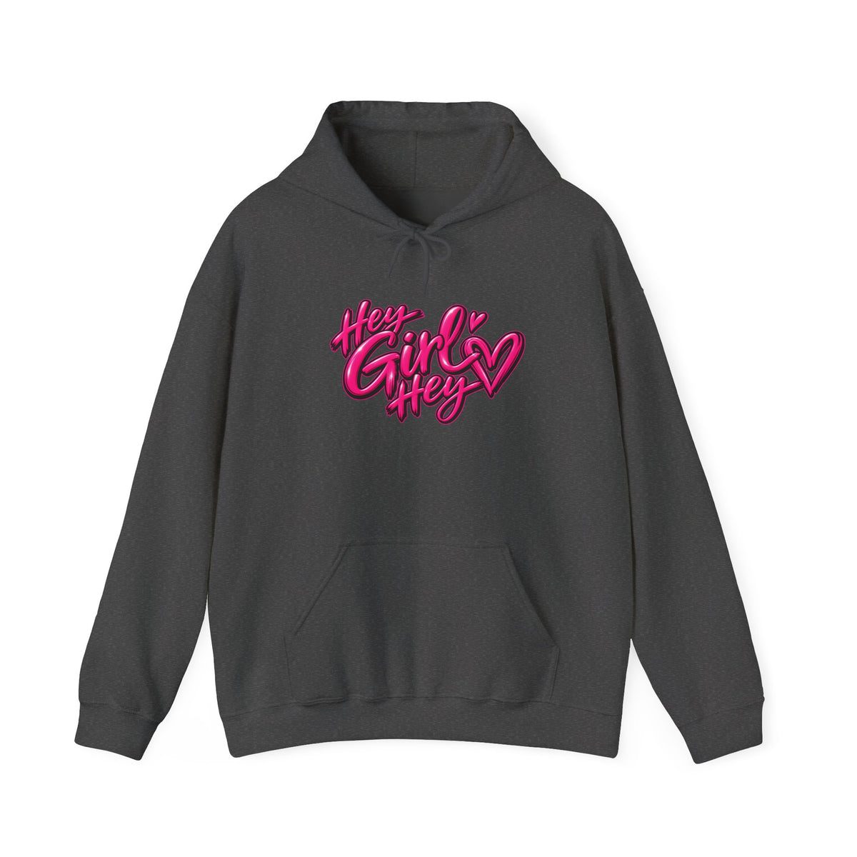 Hoodie — “Hey Girl Hey” | Blessed, Busy & Slightly Overstimulated Graphic Hoodie