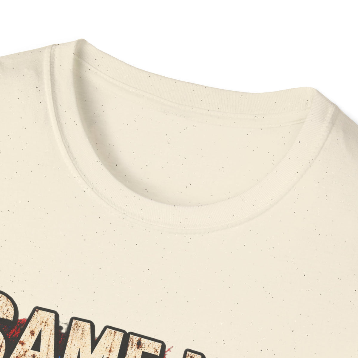Same Man, Bigger Faith Tee — Patriotic Christian T-Shirt with 'Bigger Faith, Higher Standards' Design