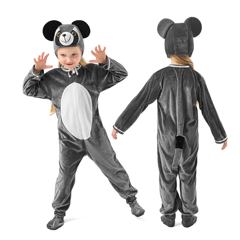 Halloween Kindergarten Animal Performance Costumes Children's Christmas Pajamas New Year's Eve Stage Wear for Kids