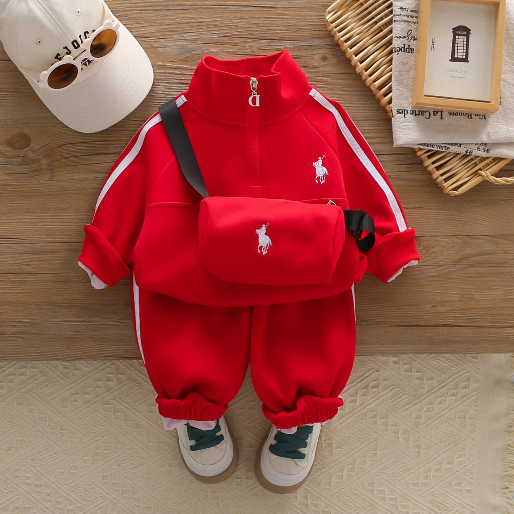 Kids Boys Casual Two-Piece Sportswear Set