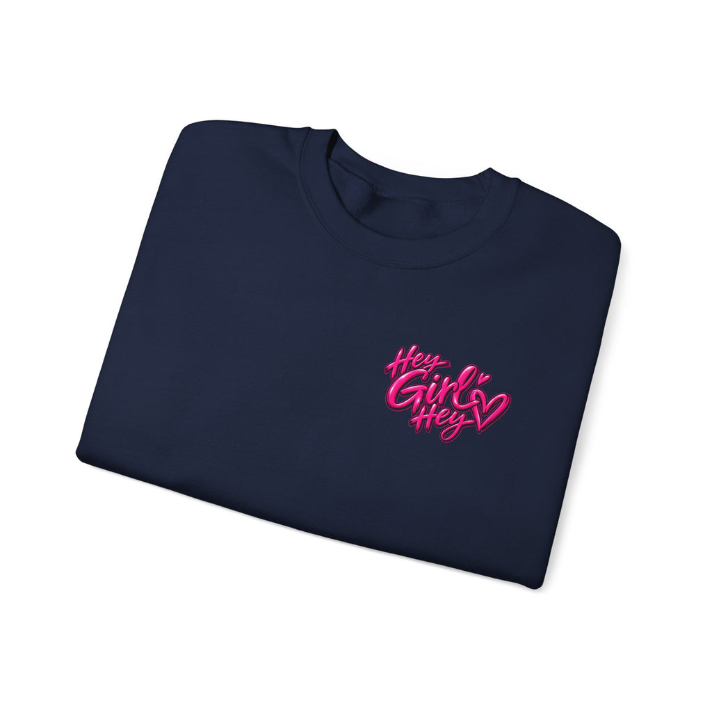 Same Energy Different Day Crewneck Sweatshirt — Edgy Skull Heart Streetwear Graphic Sweatshirt