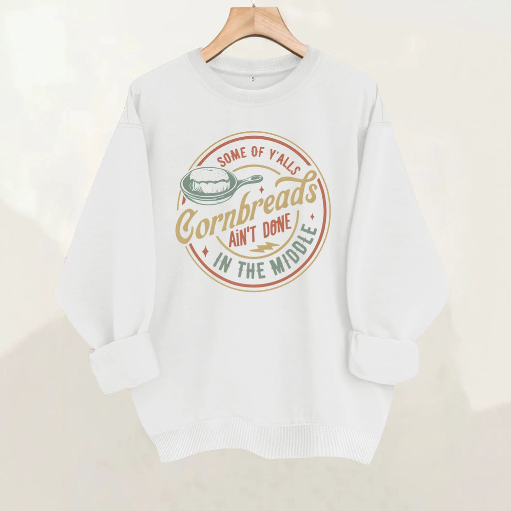 Loose velvet sweatshirt