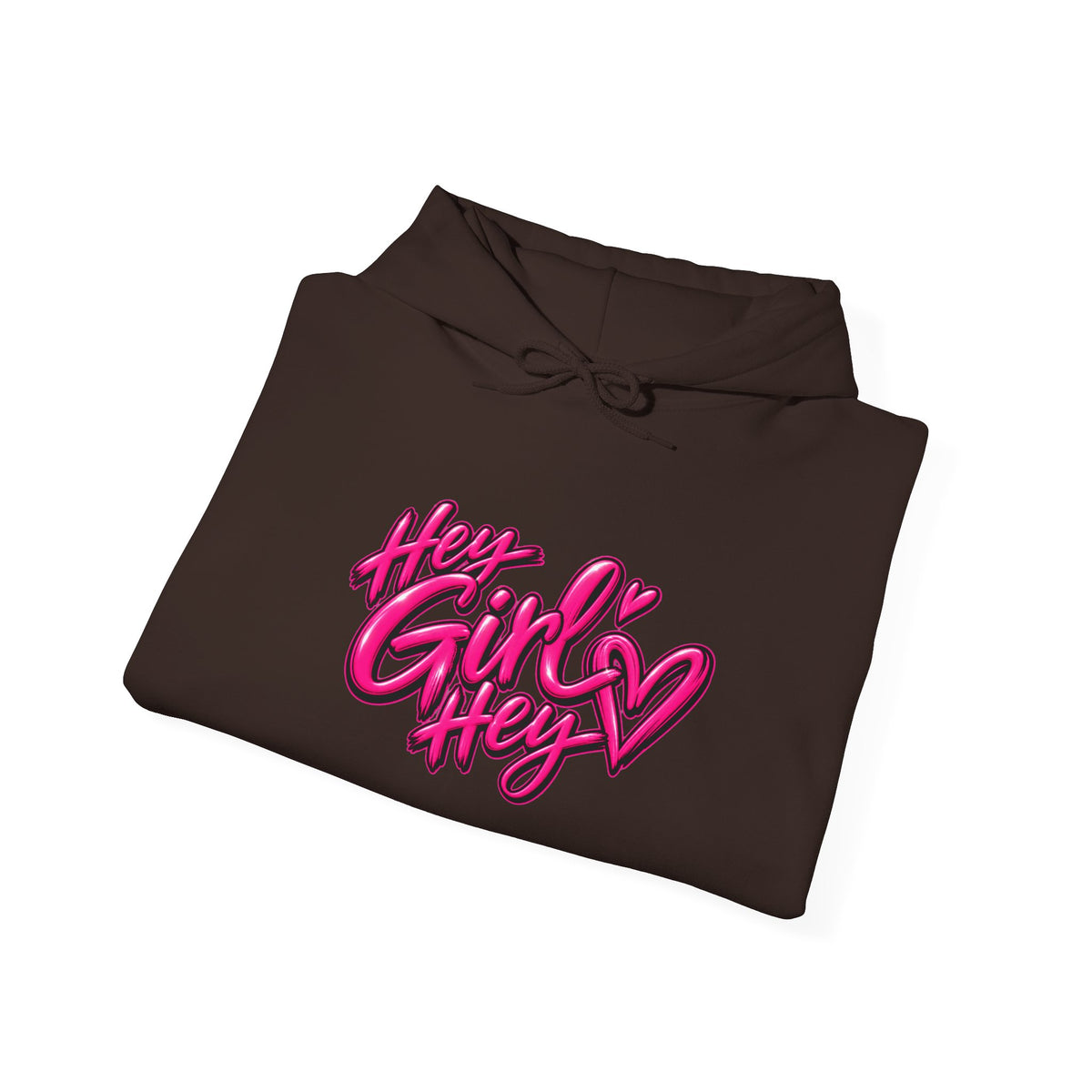Hoodie — “Hey Girl Hey” | Blessed, Busy & Slightly Overstimulated Graphic Hoodie