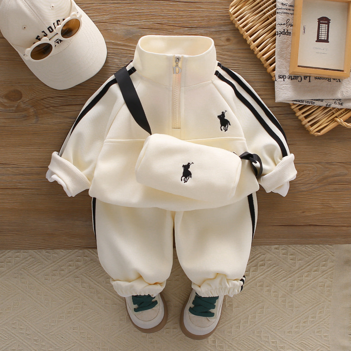 Kids Boys Casual Two-Piece Sportswear Set