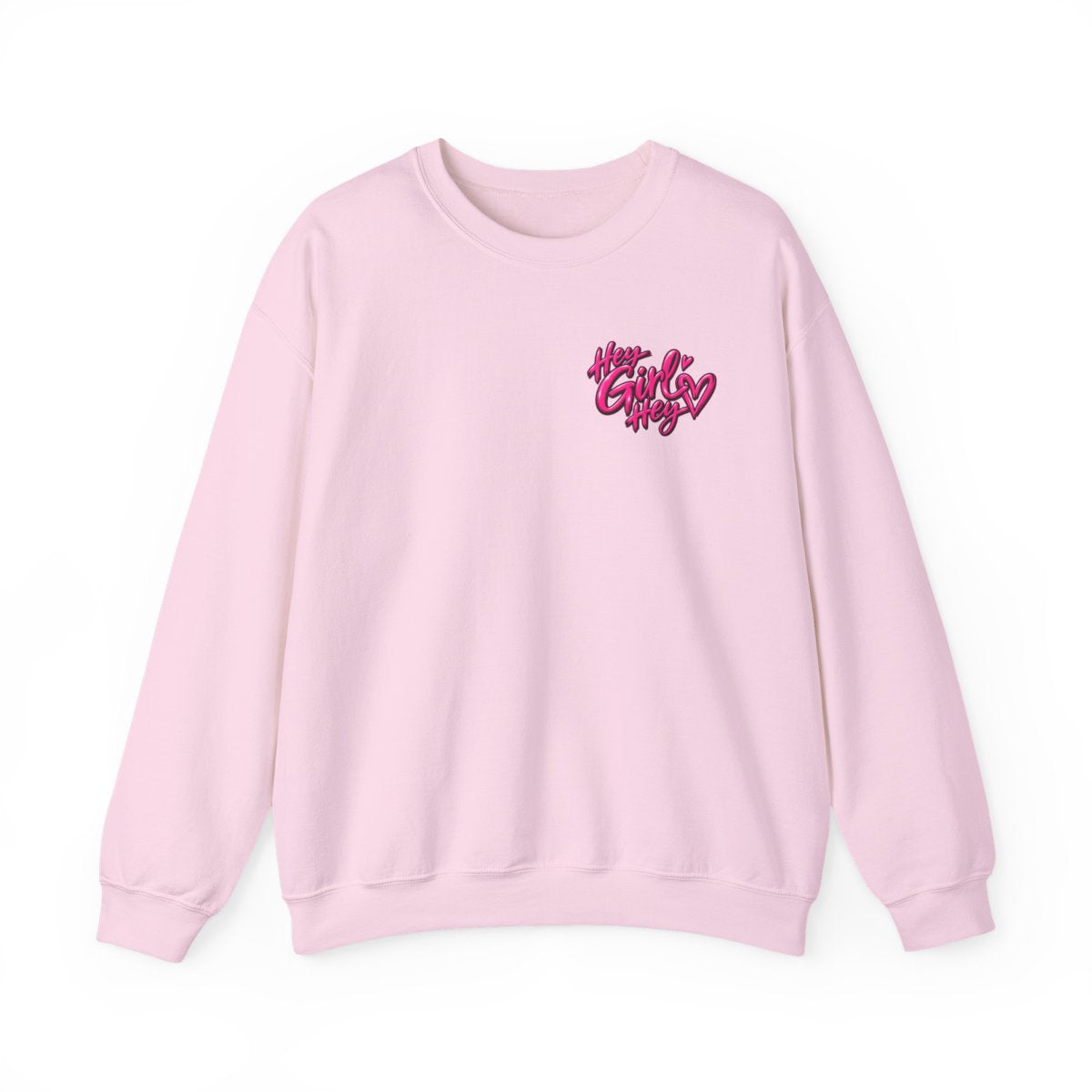Same Energy Different Day Crewneck Sweatshirt - Light Pink - front
