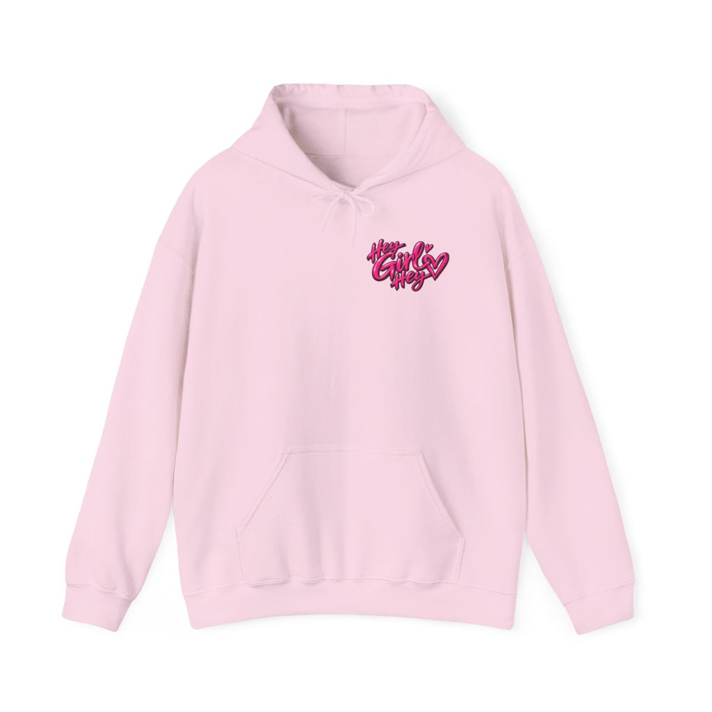 Same Energy Different Day Hoodie - Light Pink - front